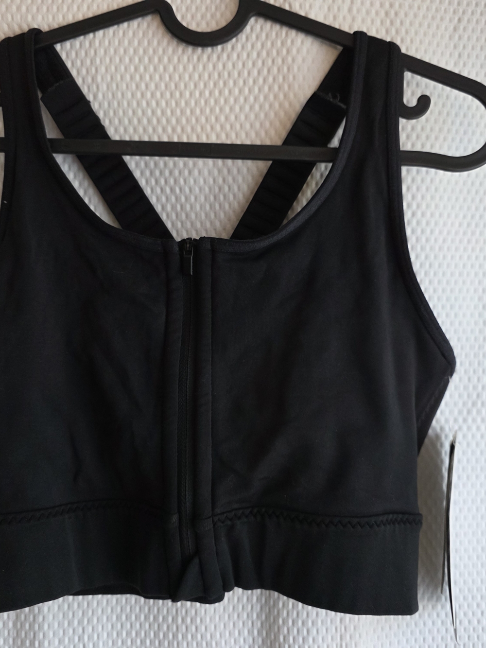 Athleta Black Front-Zip Women's Top Size M